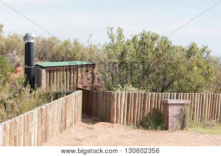 Public ablution facilities at the top of the Holgat Pass in the Baviaanskloof (baboon valley)