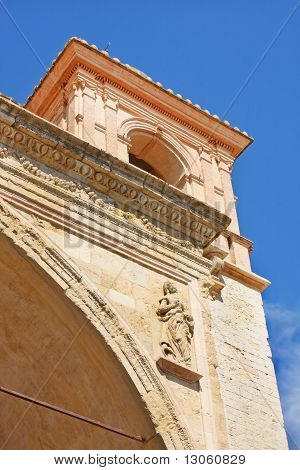 Italienske by af Assisi, kloster af Saint Francesco