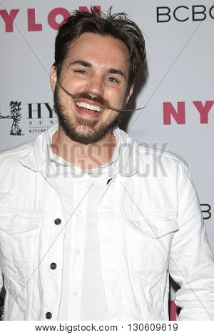 LOS ANGELES - MAY 12:  Jamieson Hill at the NYLON Young Hollywood May Issue Event at HYDE Sunset on May 12, 2016 in Los Angeles, CA