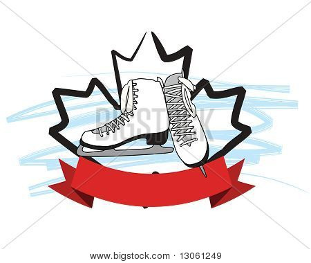 Maple Leaf figur skridskor