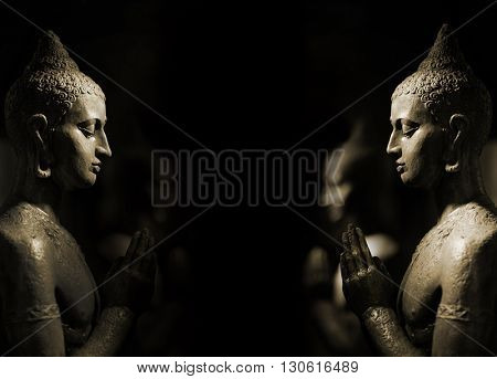 Indian statue. Buddha