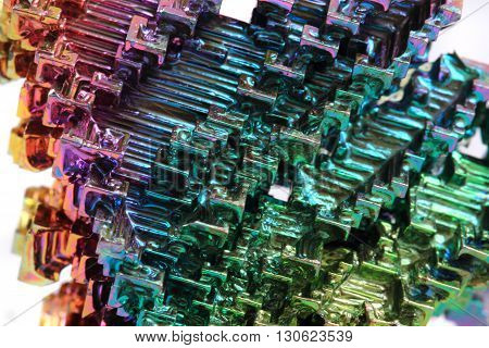 Bismuth - Rainbow Metal Background