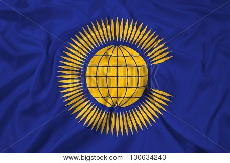 Waving Flag of the Commonwealth of Nations