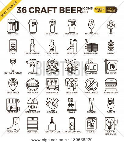 Craft Beer Icons