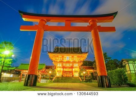 Fushimiinari Taisha ShrineTemple in Kyoto, Japan