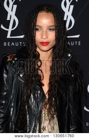 LOS ANGELES - MAY 19:  Zoe Kravitz at the Zoe Kravitz Celebrates Her New Role With Yves Saint Laurent Beauty at Gibson Brands Sunset on May 19, 2016 in West Hollywood, CA