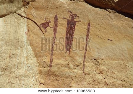 Анасази pictographs