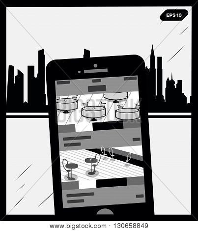 Cartoon. Vector illustration. Pop art retro style. Comics strip