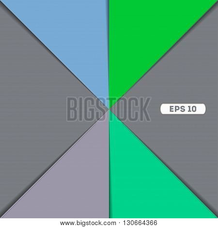 Background Unusual modern material design. Square format. Vector Illustration