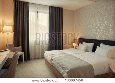 Hotel Room Interior