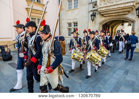 Bratislava, Slovakia - 21 May 2016: A Reminder Of The Siege Of Napoleon In Bratislava (pressburg)