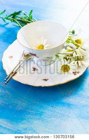 Spring Time Interior With Flowers