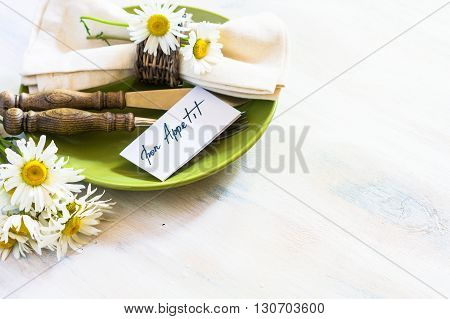 Spring Time Interior With Flowers