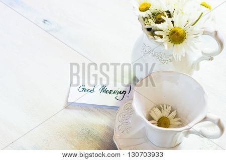 Spring Time Interior With Flowers