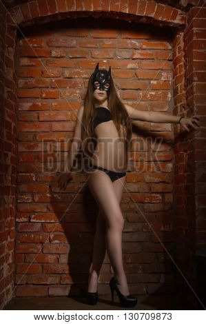 Girl In The Mask Of Batman