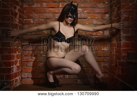 Girl In The Mask Of Batman