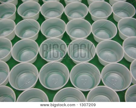 Empty cups