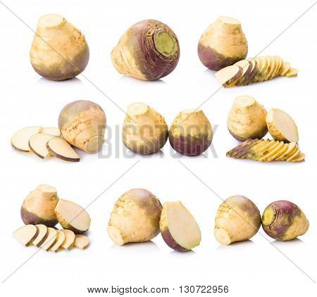 Swede Isolated On White Background
