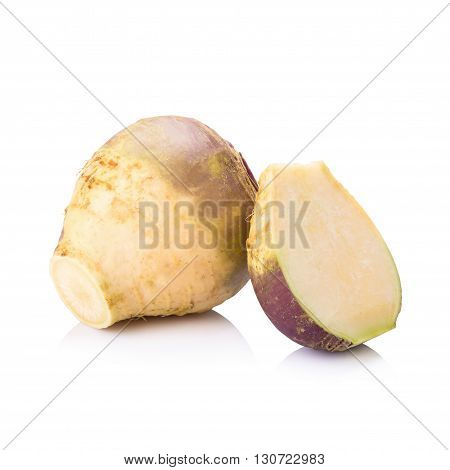 Swede Isolated On White Background