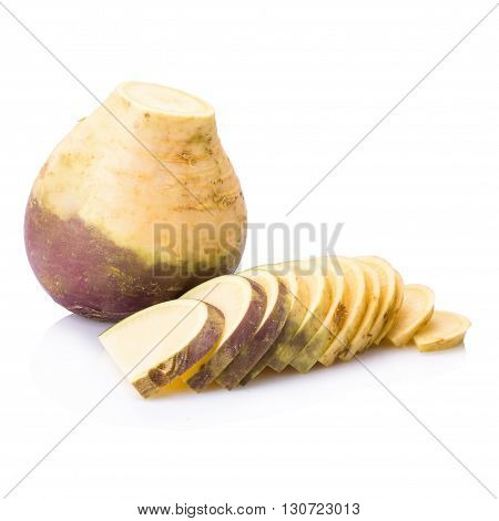Swede Isolated On White Background