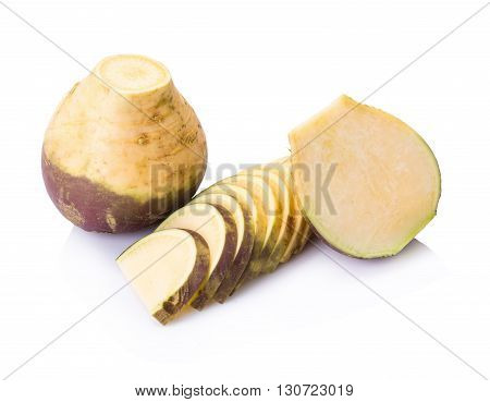 Swede Isolated On White Background
