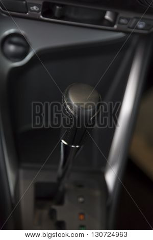 Automatic Gearstick Of New Car