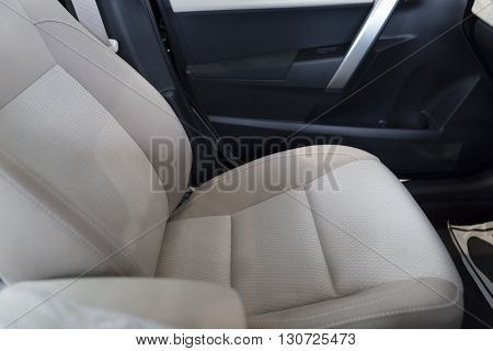 New Fabric Passenger Seat In Car