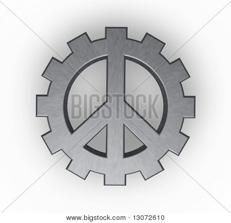 Symbol míru v hnací kolo