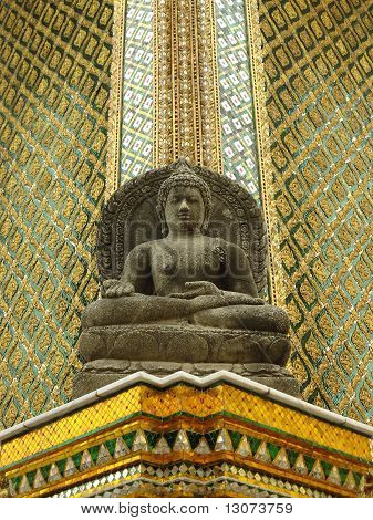 Stein buddha