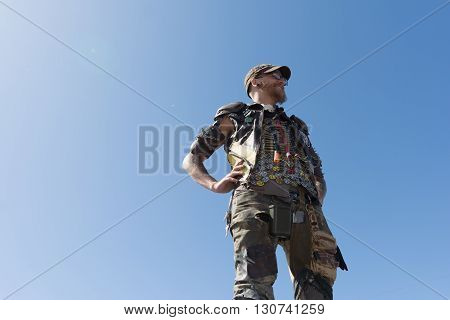 Post-apocalyptic Survival Costume Man
