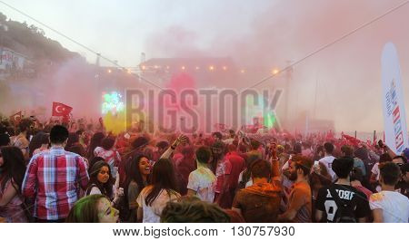 Color Up Run In Istanbul