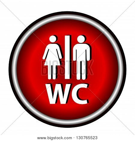 WC Icon. WC Icon Vector. WC Icon eps. WC Icon Image. WC icon simple.