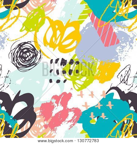 Creative hand drawn backgrounds collection. Party, birthday, wedding, mothers day invitations, cards and abstract templates 