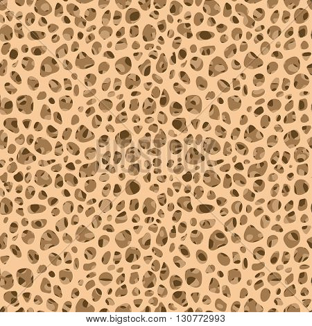 Bone tissue seamless vector pattern. Editable vector illustration. Abstract background in light beige color.
