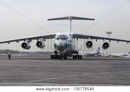 Cargo Airplane Il-76Td Alrosa Airlines