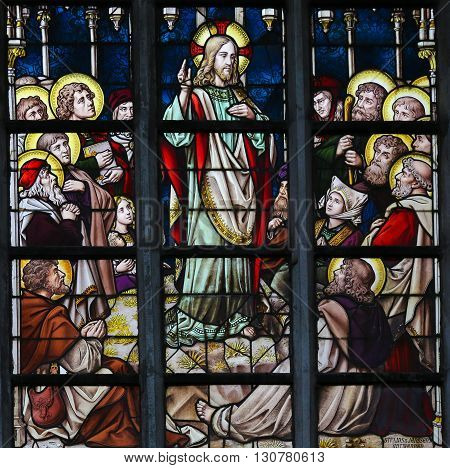 Stained Glass - Sermon On The Mount