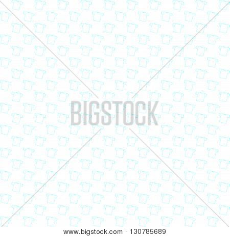 Background t-shirt vector illustration. Template t-shirt. Seamless pattern with t-shirts.Bright white background