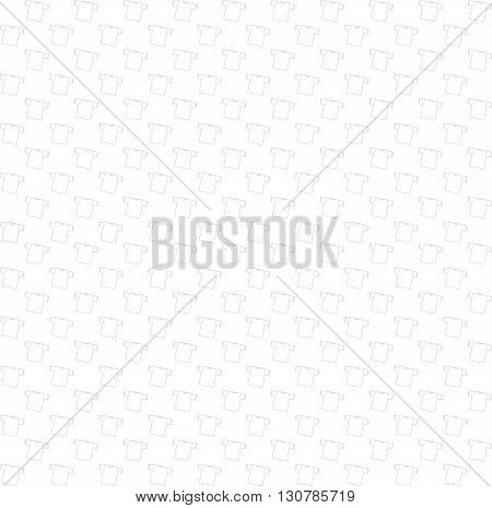 Background t-shirt vector illustration. Template t-shirt. Seamless pattern with t-shirts.Bright white background