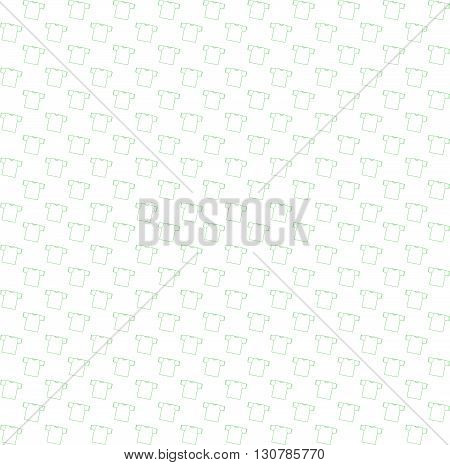 Background t-shirt vector illustration. Template t-shirt. Seamless pattern with t-shirts.Bright white background