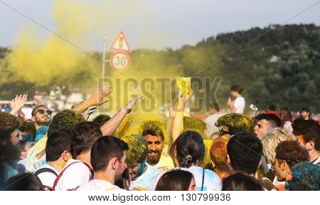 Color Up Run In Istanbul