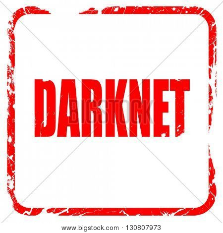 Darknet internet background, red rubber stamp with grunge edges
