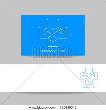 Veterinary medicine logo design template. Veterinary logo, veterinarian,  veterinary clinic, vet.
