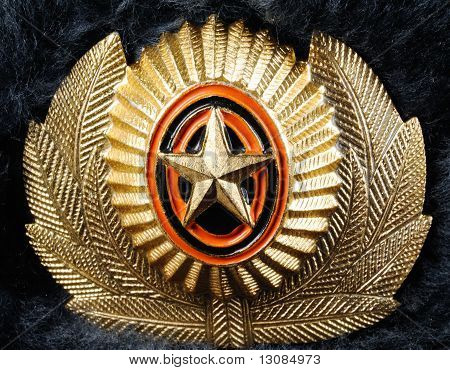 Combinado militar russo cocar