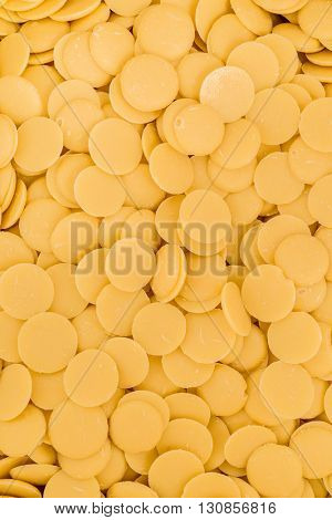 white chocolate drops