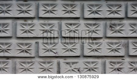 White grunge brick wall is the most beautiful ever seen