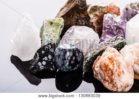 Semi Precious Gems Macro