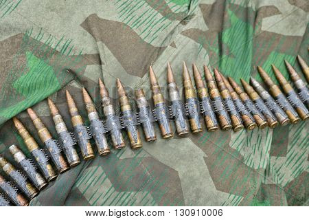 Verneuil sur Seine France - september 9 2015 : old military equipment of the second world war in air show