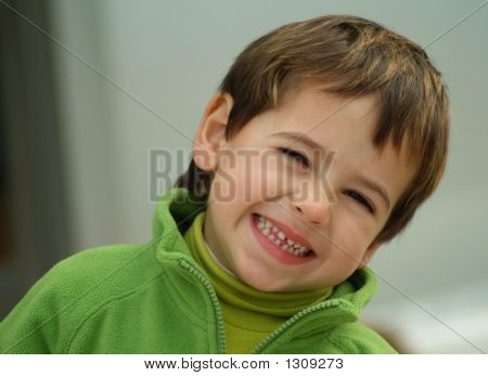 笑って少年