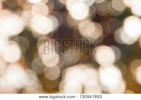 Bokeh taken through a tree with autumn colours