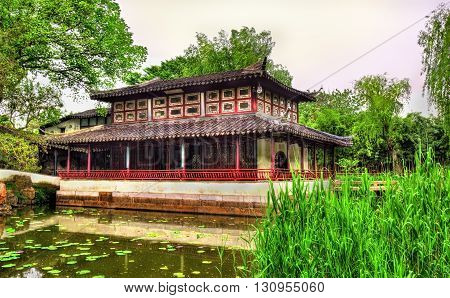 Humble Administrator's Garden, the largest garden in Suzhou, China. UNESCO heritage site.